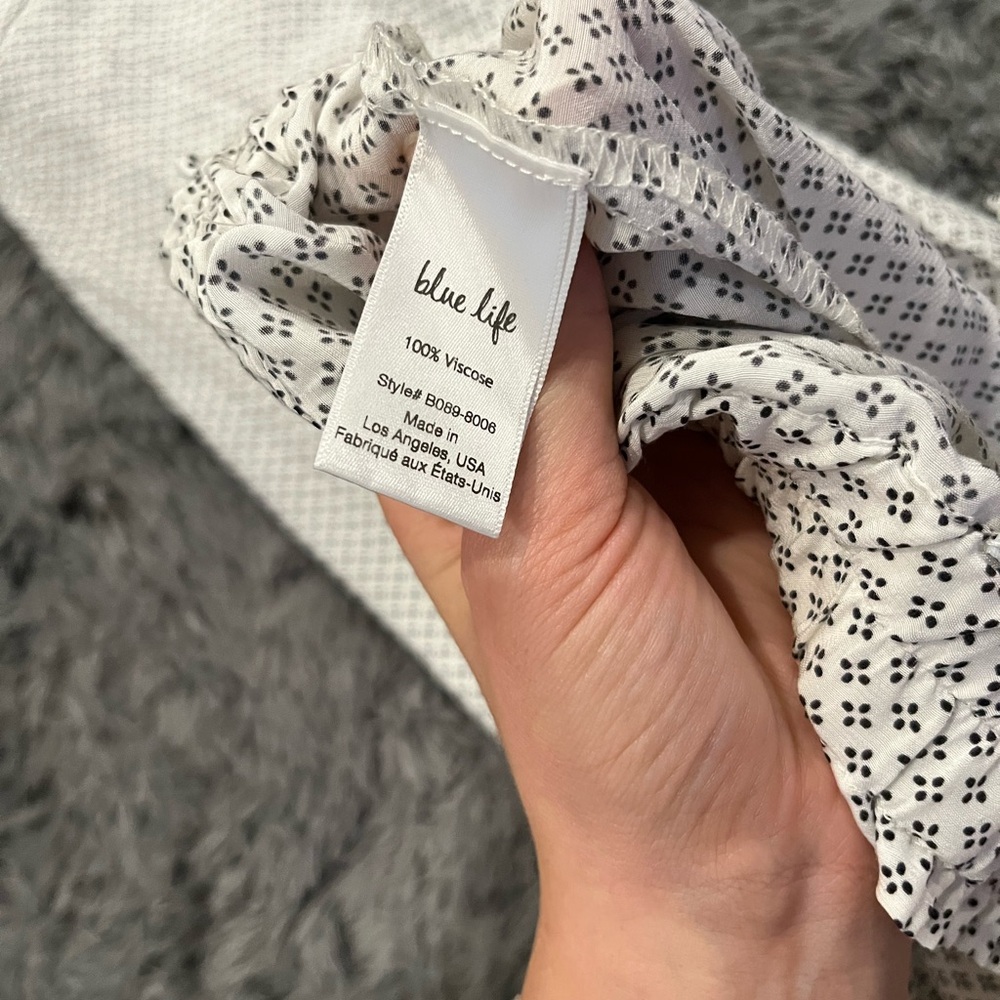 Patterned Drawstring Pants - image 3